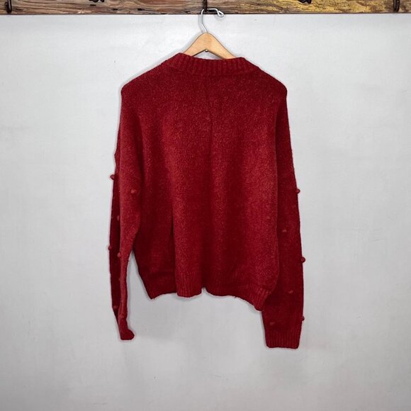 Madewell Bobble Colburne Cardigan Sweater Textured Merino Wool Blend Yarn - S - Picture 7 of 7
